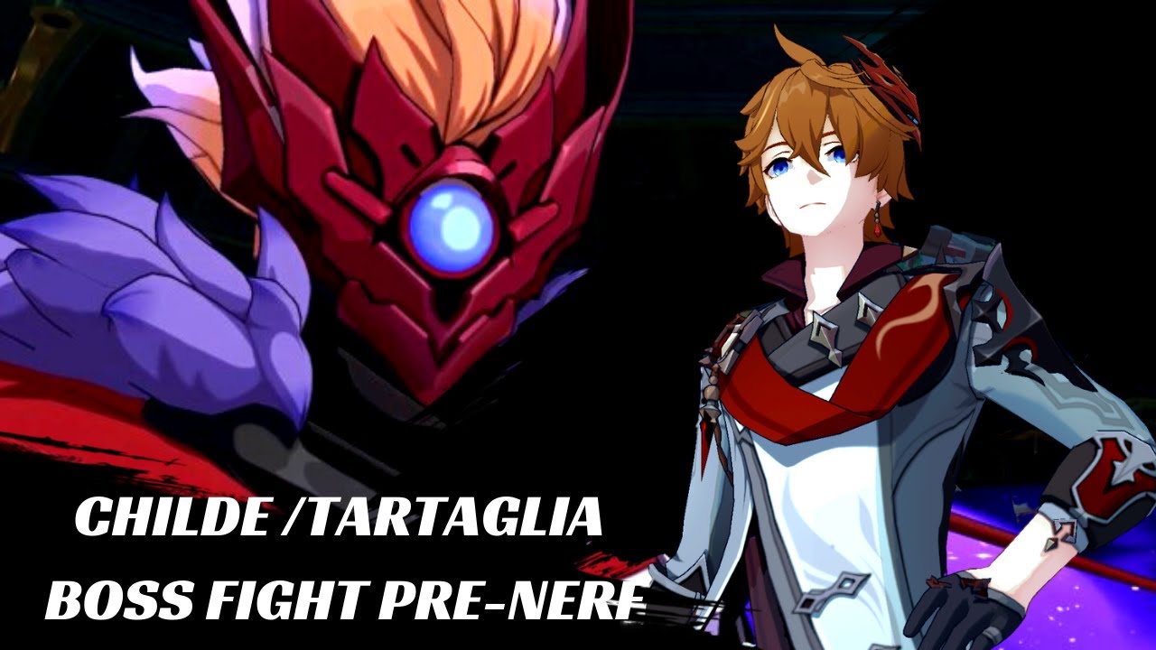 CHILDE/TARTAGLIA STORY BOSS FIGHT PRE-NERF (no commentary)