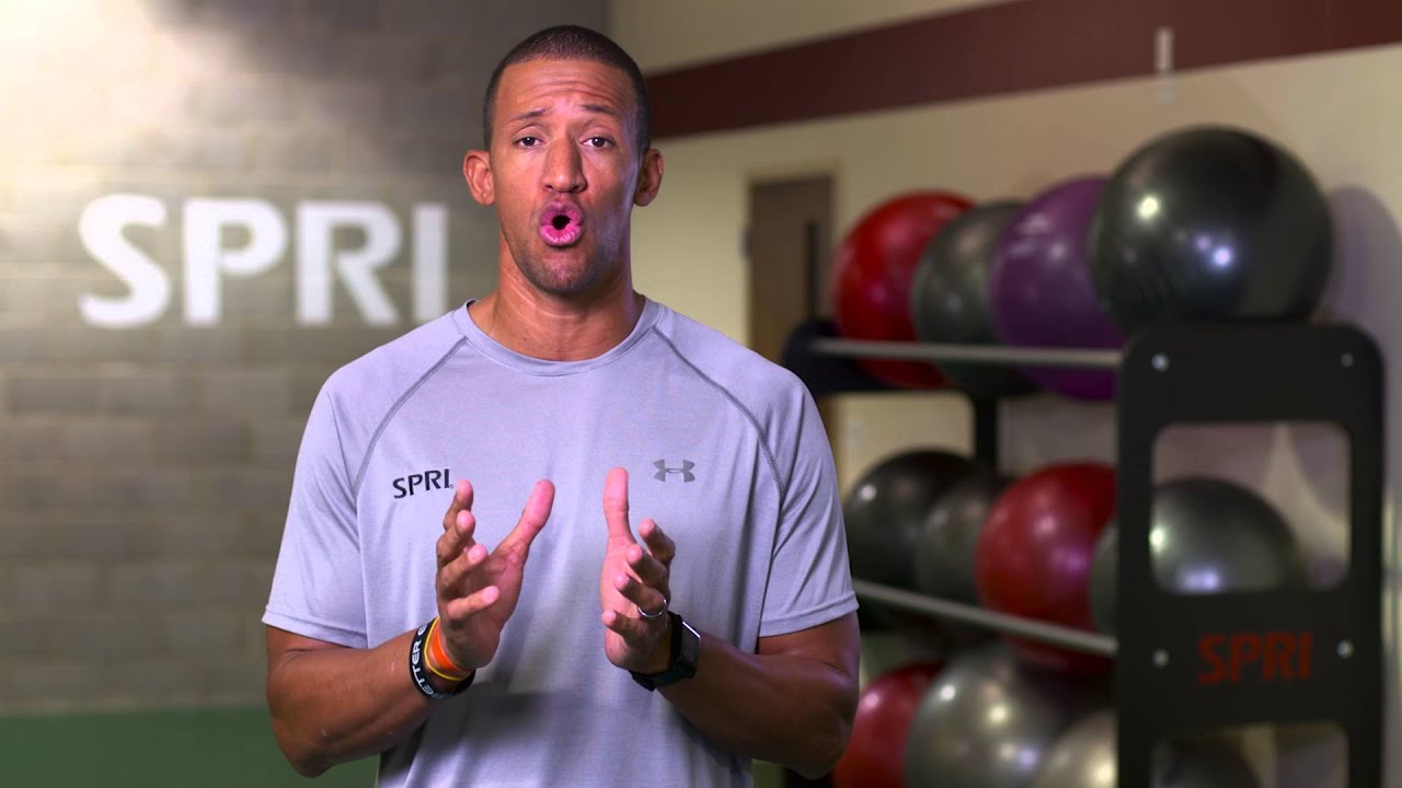 Lunge Twist Exercise | SPRI Xerball Medicine Ball