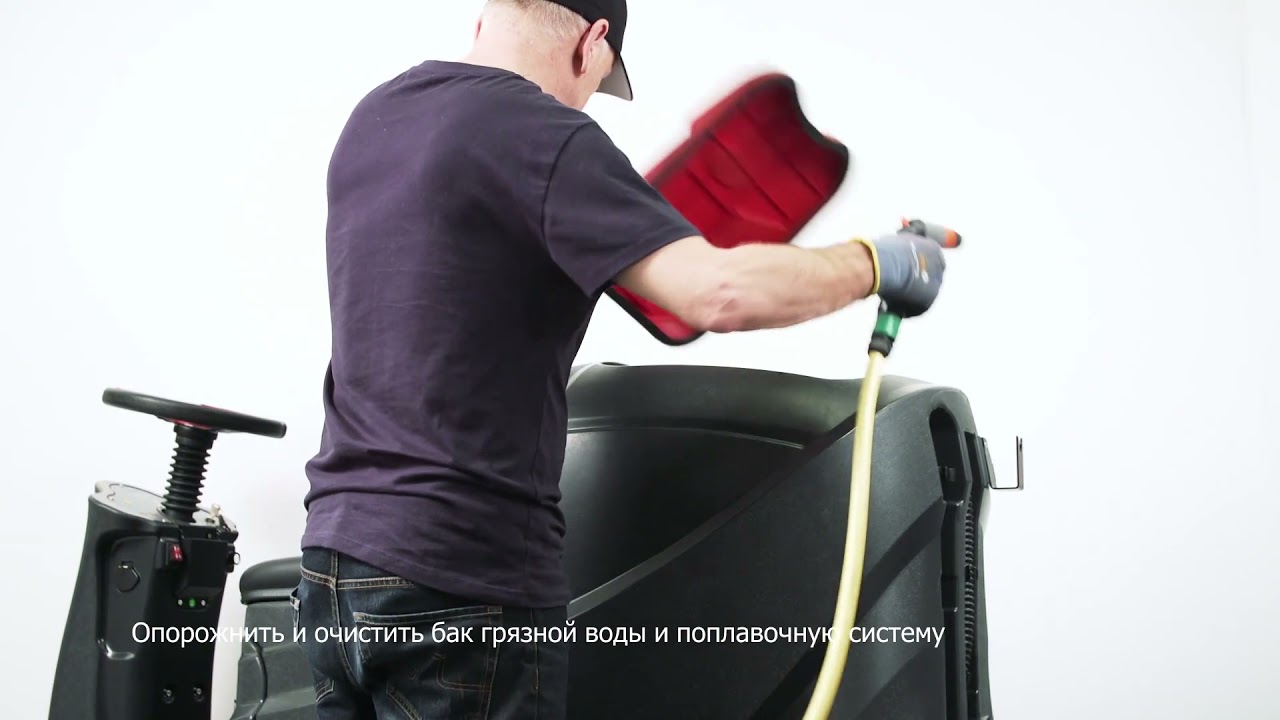 Nilfisk AS850R Ride-on Scrubber and Dryer