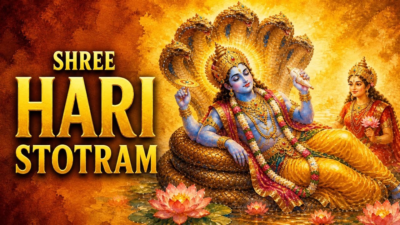 Shree Hari Stotram | Divine Vishnu Prayer | Full Devotional Song