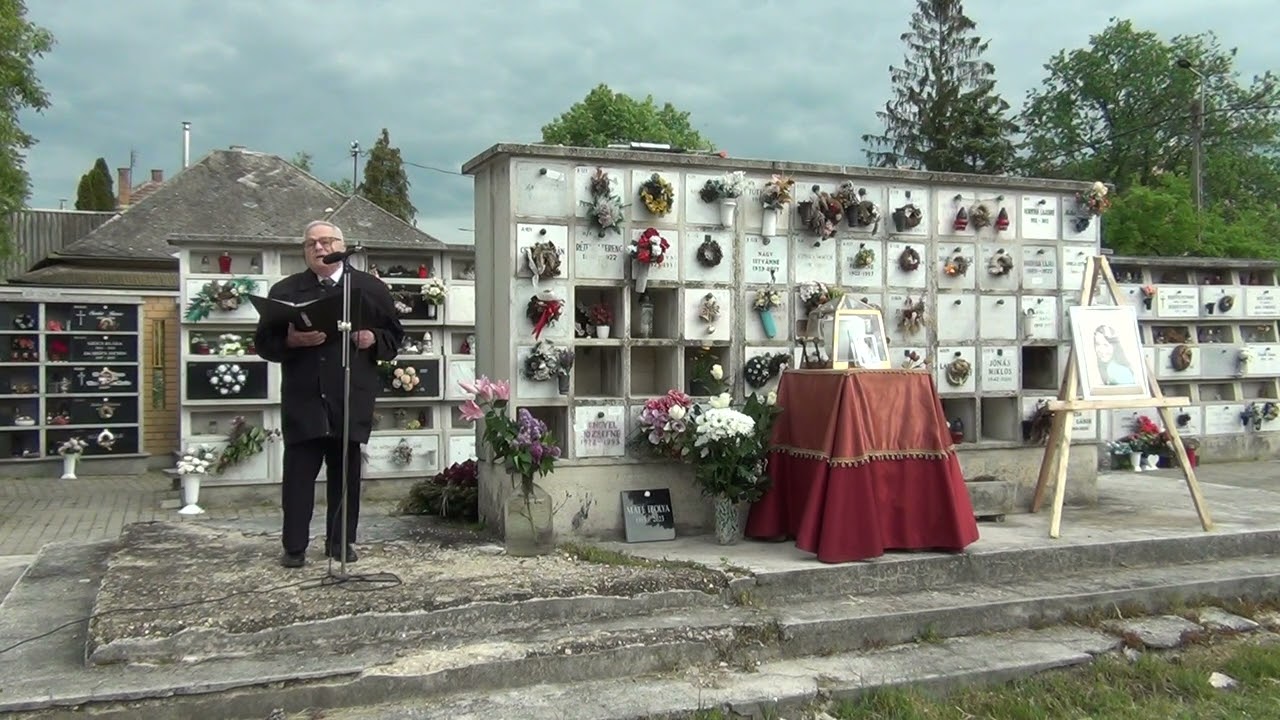 M&aacute;t&eacute; Ibolya temet&eacute;s G&ouml;d&ouml;llő 2023.05.11.