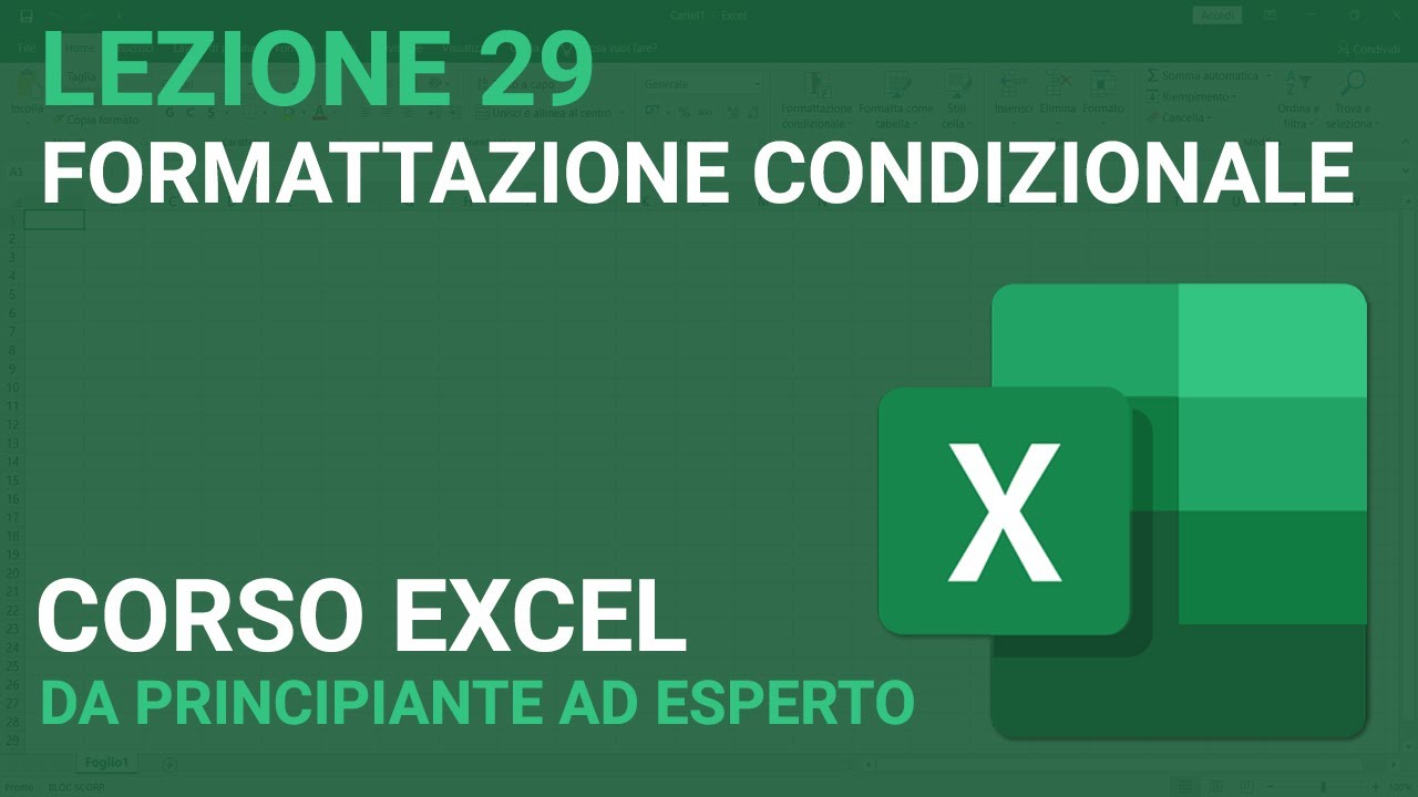 Formattazione condizionale - EXCEL TUTORIAL ITALIANO 29