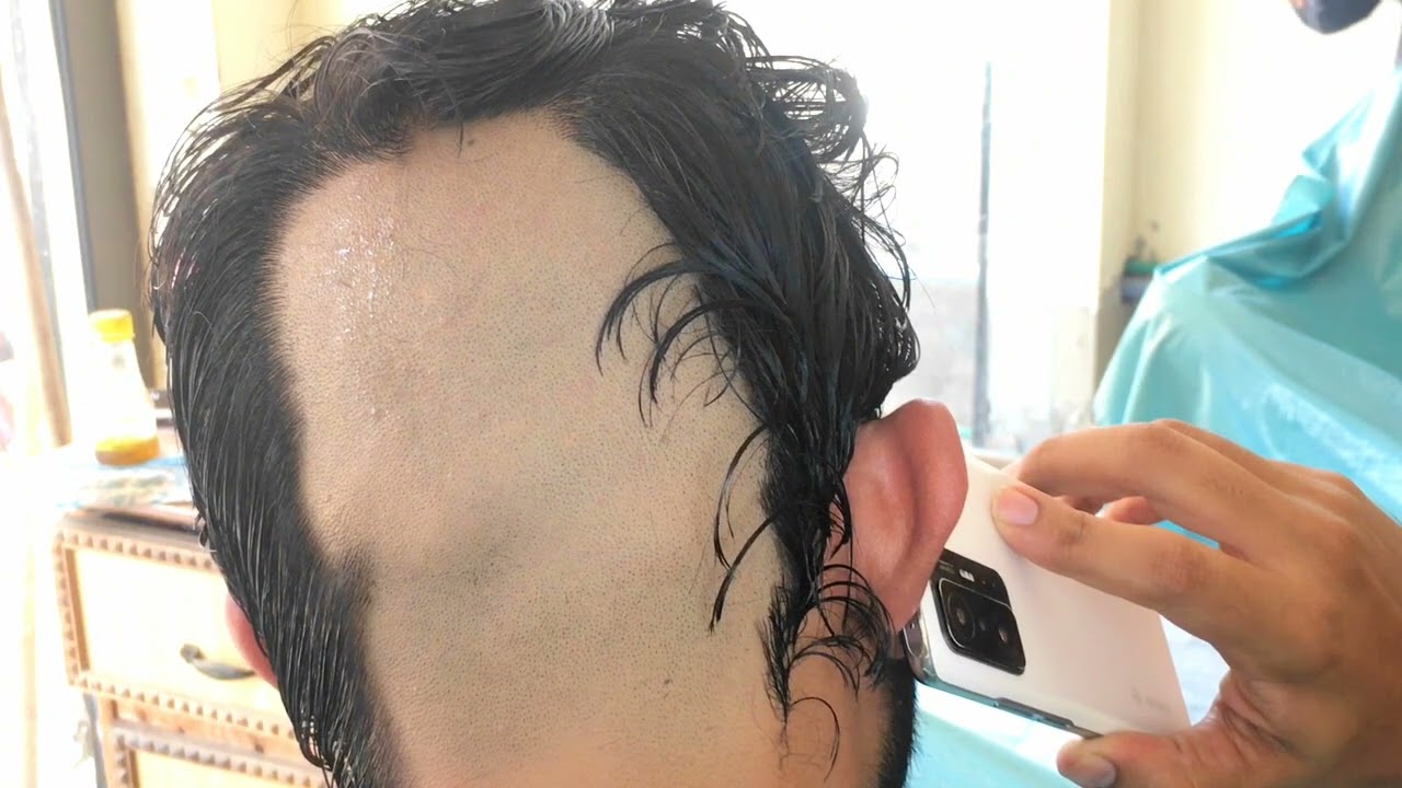Quarantine headshave straight smooth hair razor blades #viral #trending @MrsKhokhar6
