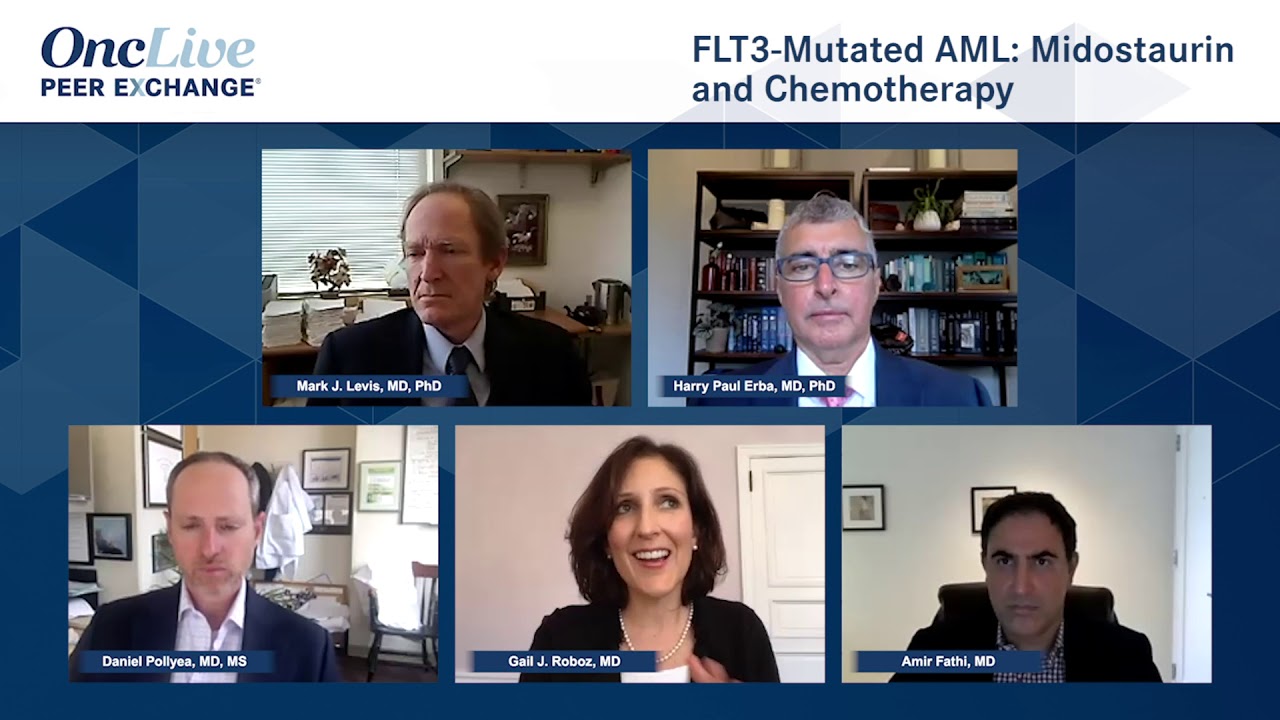 FLT3-Mutated AML: Midostaurin and Chemotherapy