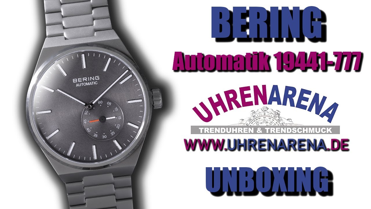 Bering Automatic 19441-777 Uhr Herrenuhr | Unboxing | 4K | Uhrenarena