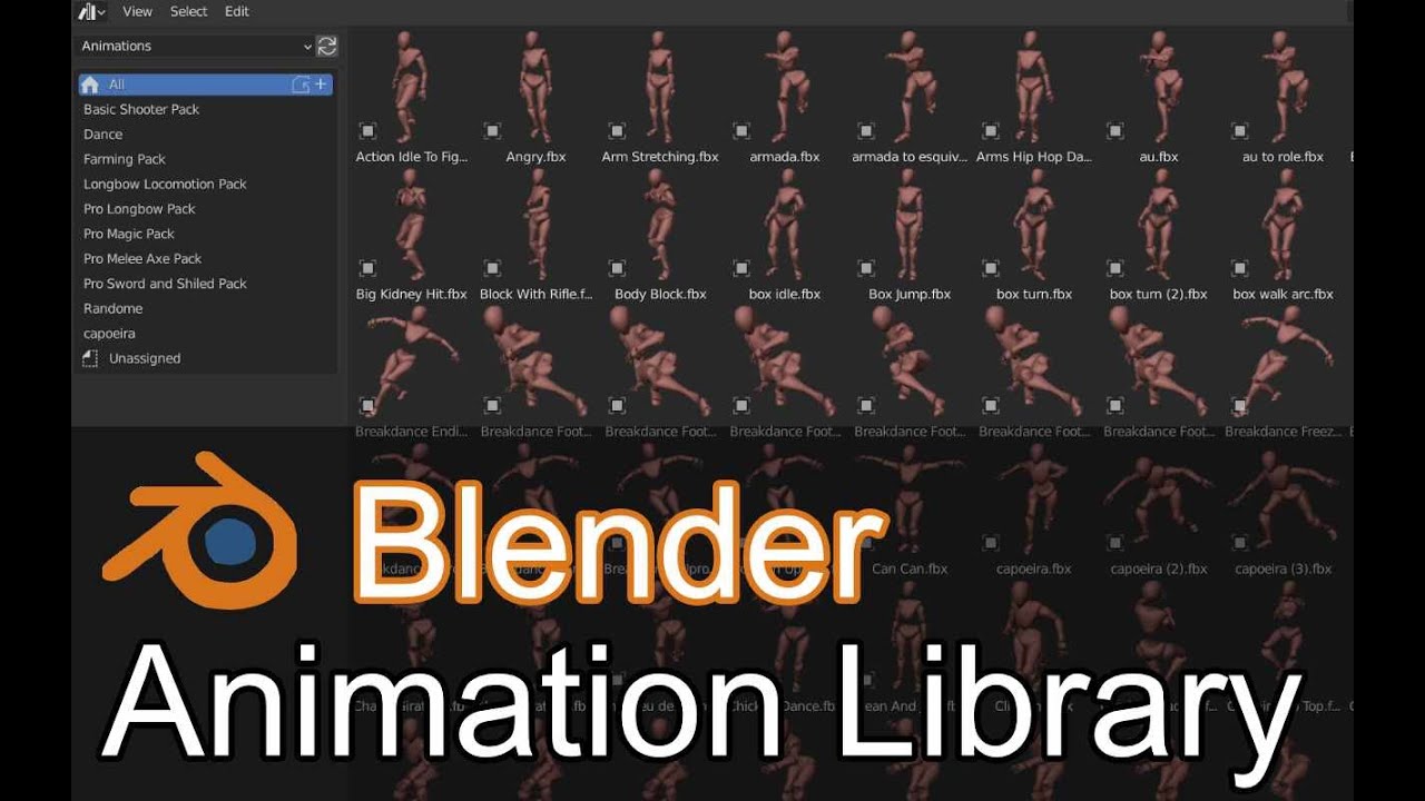 Blender 3.0 Animation Library