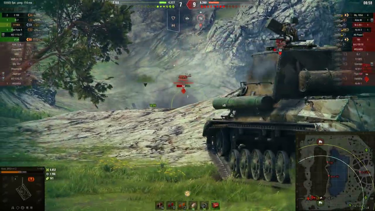 Mano_BR - T110E4 - 6.6K Damage e 6 kills Top Demais