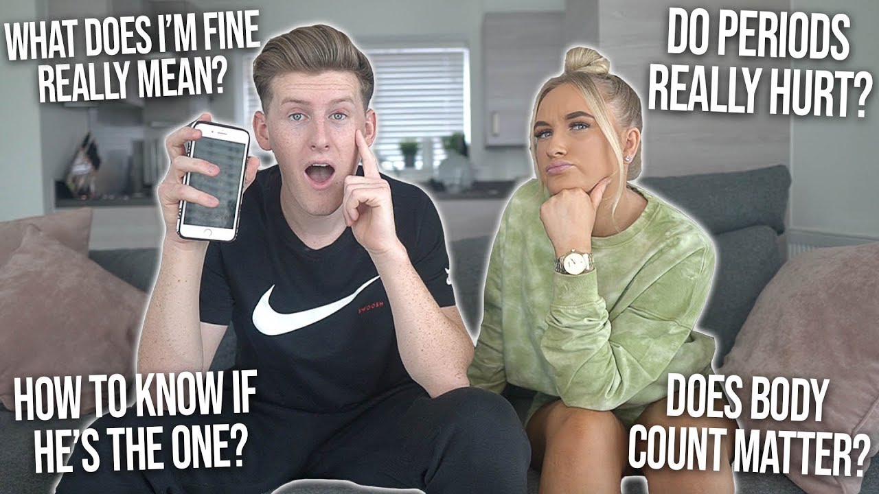 BOYFRIEND ASKS ME QUESTIONS BOYS ARE TOO AFRAID TO ASK!!