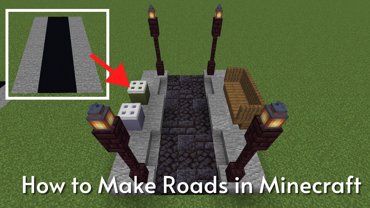 How to Build Roads in Minecraft (Tutorial)