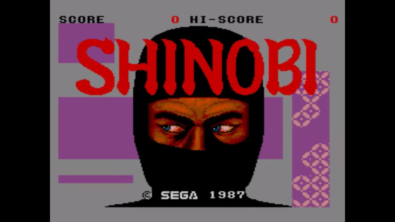 Shinobi  - Sega Master System Game Play