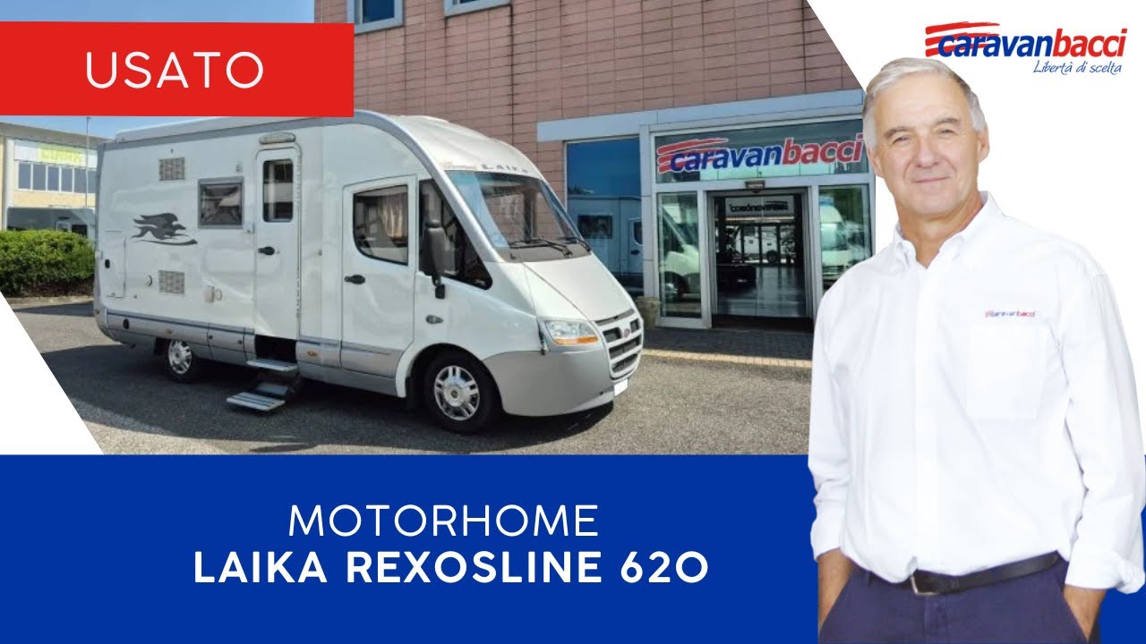 Motorhome USATO 98mila km: Scopri il Laika Rexosline 620 da Caravanbacci
