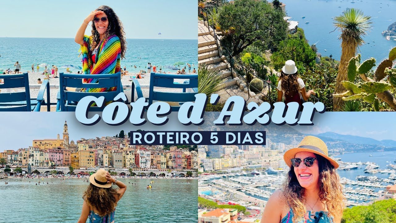 CÔTE D'AZUR - Roteiro 5 dias com todos os preços | Nice, Monaco, Menton, Villefrenche, Eze e Grasse