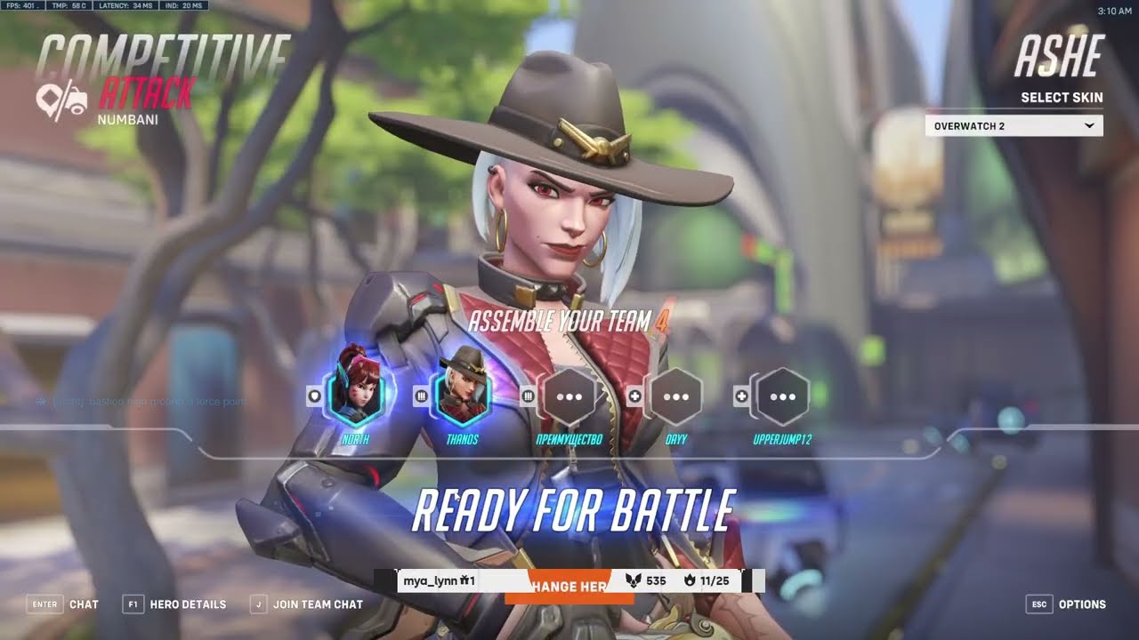 #1 Ashe plays Overwatch 2 and DOMINATES - GALE INSANE ASHE OVERWATCH 2 SEASON 8 GAMEPLAY TOP 500