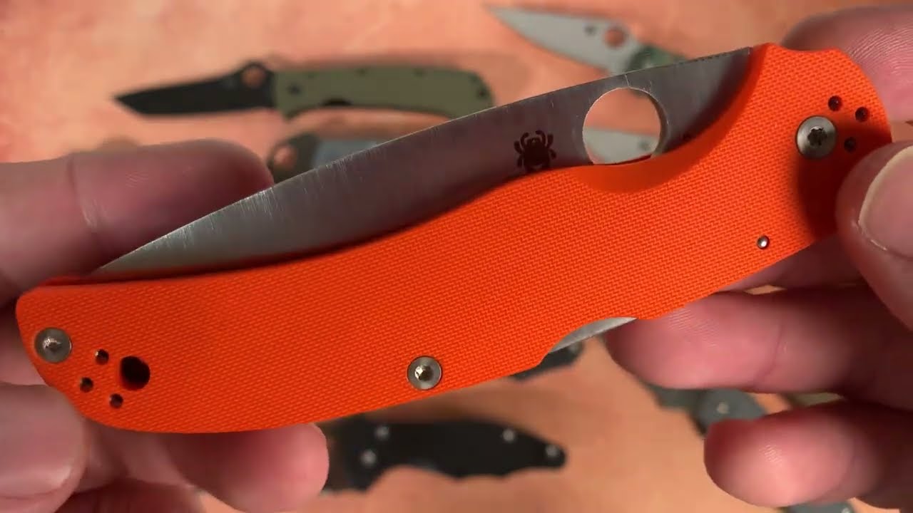 My 2022 #spyderco sprint run and exclusive pocketknives.