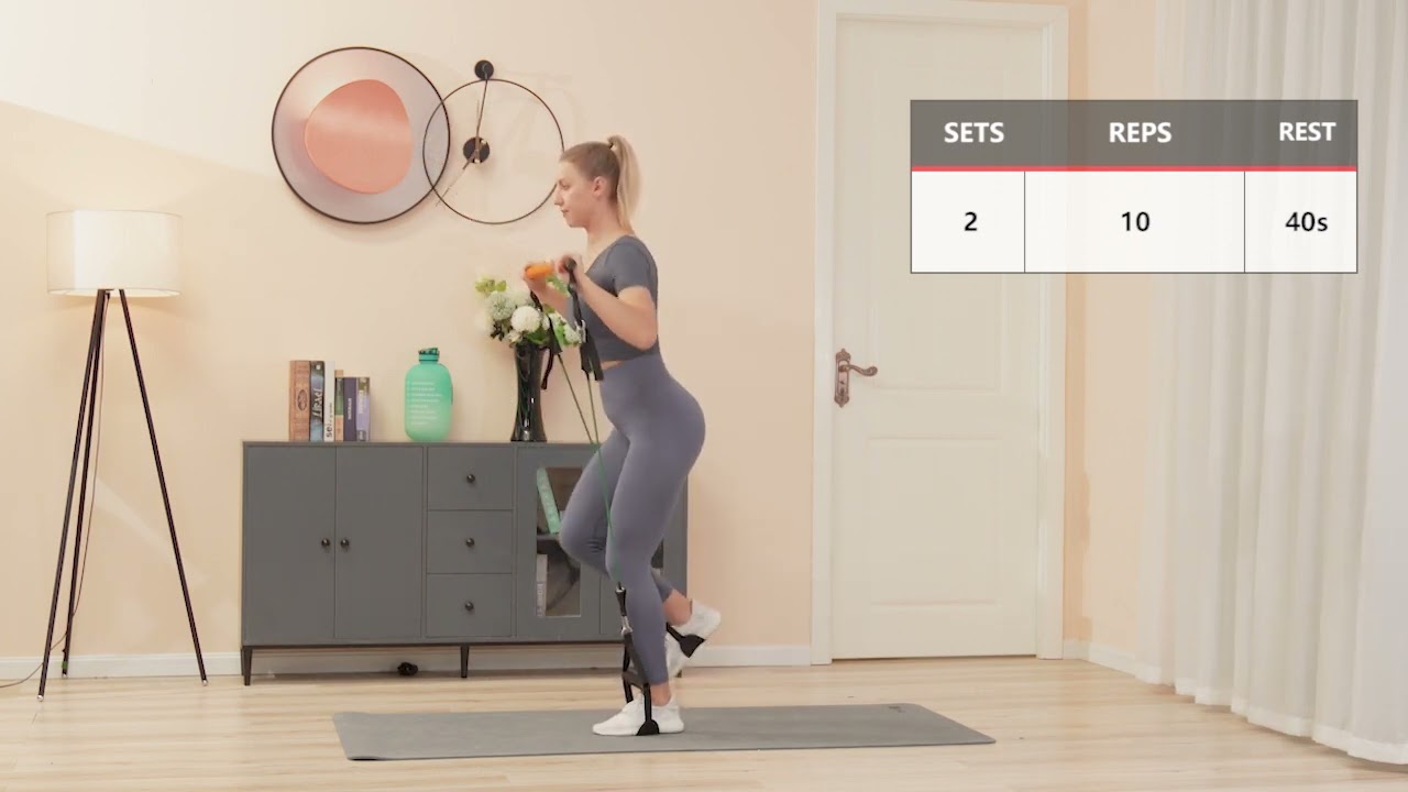 Hommie Pilates Bar Kit with Resistance Bands