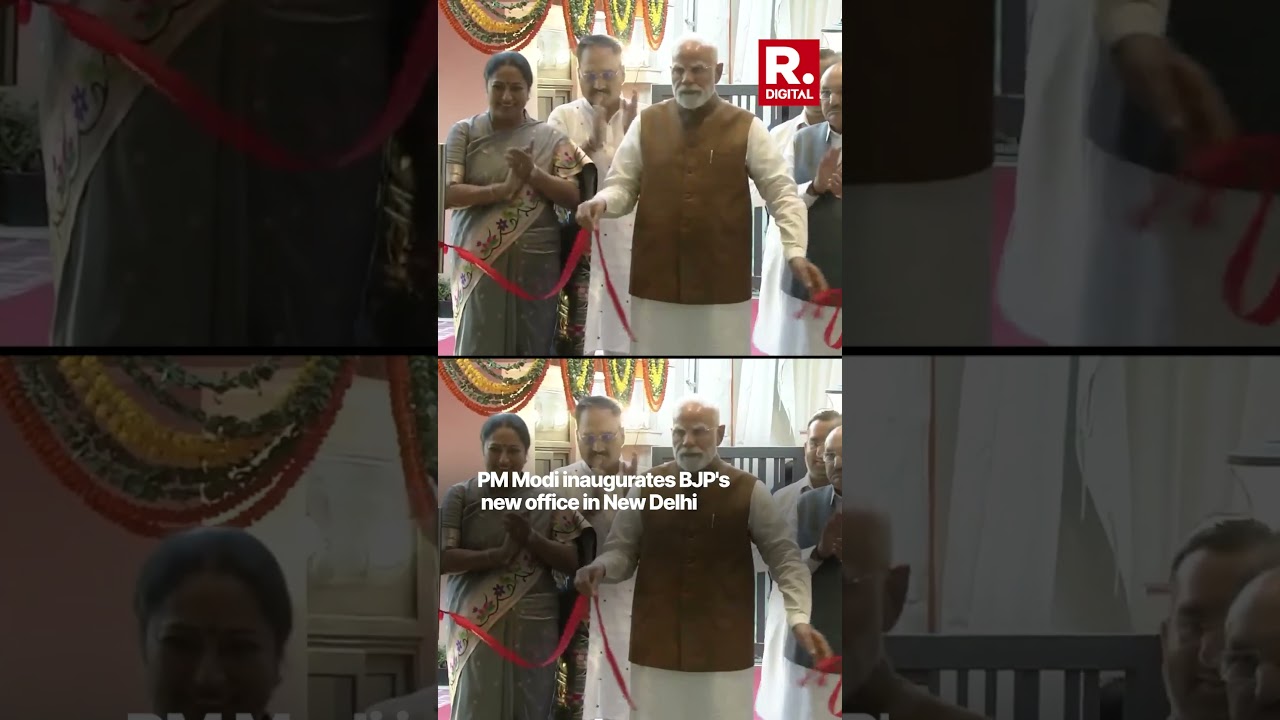 Historic Day for Delhi BJP as PM Modi Inaugurates New Office in New Delhi