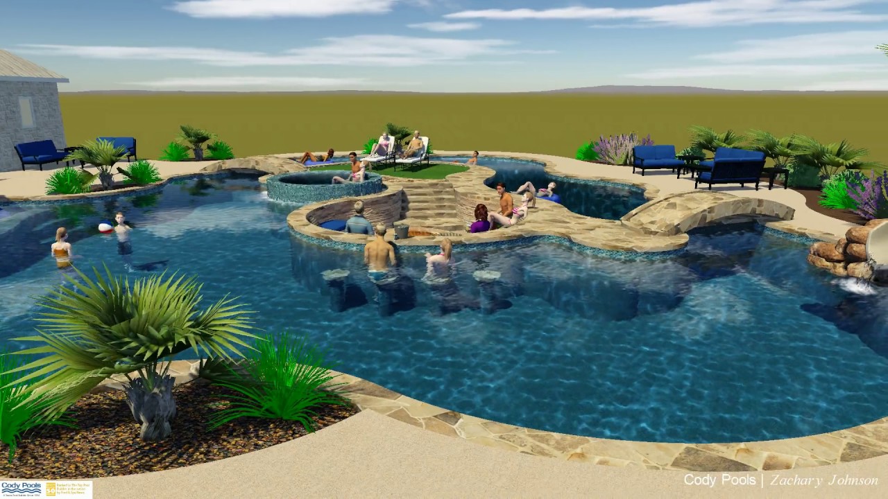The Steinbrink Pool REV III - Designed by Zach Johnson and Mike Livingston - Cody Pools