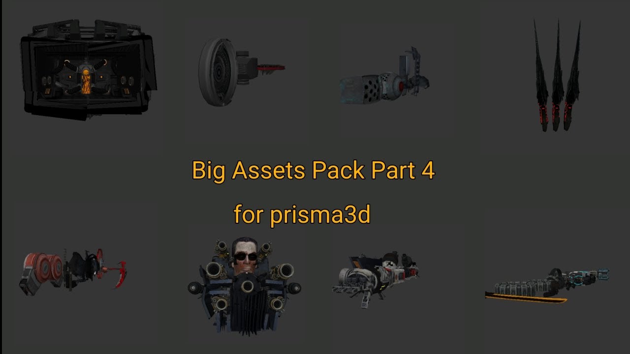Big Assets Pack Part 4 For Prisma3d