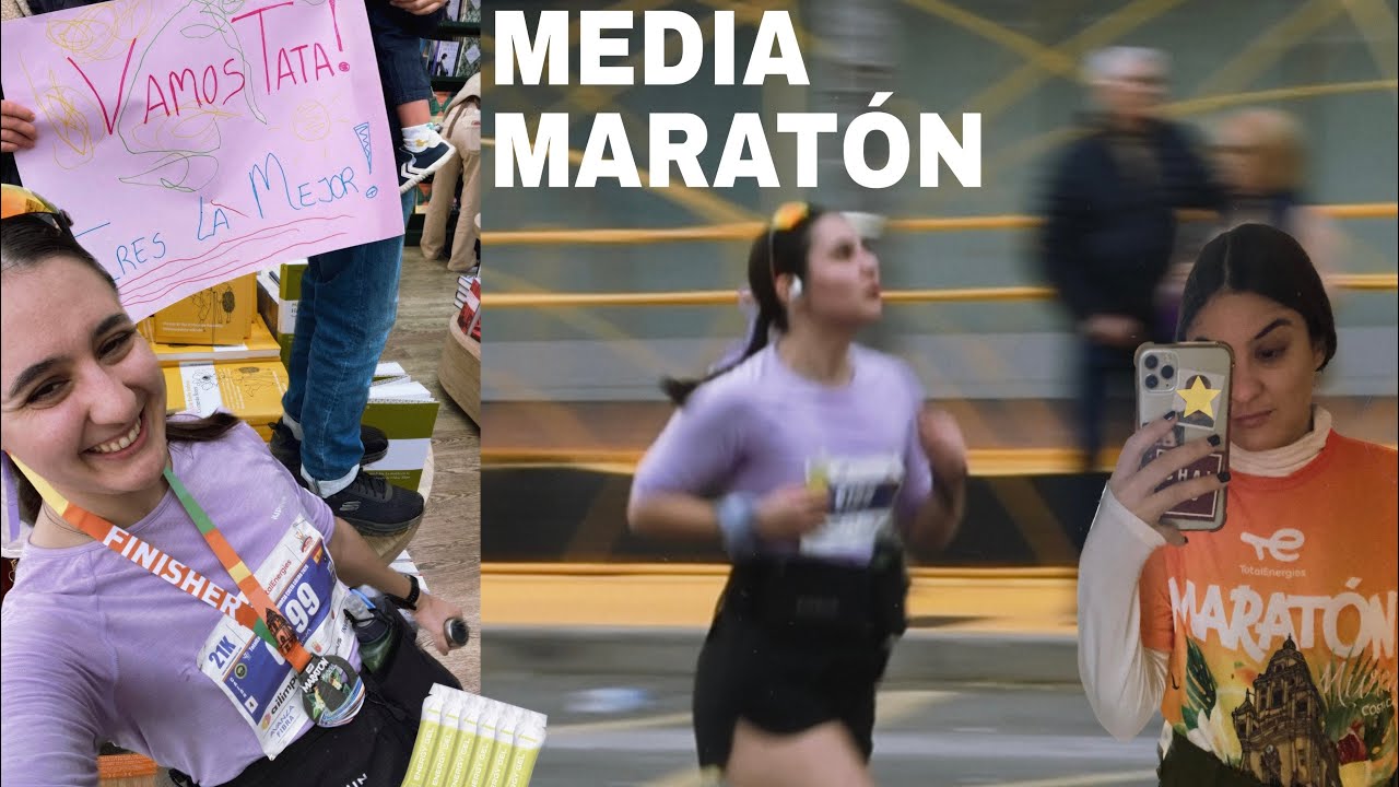 VLOG de mi PRIMERA MEDIA MARATÓN | nervios, errores y muchas reflexiones