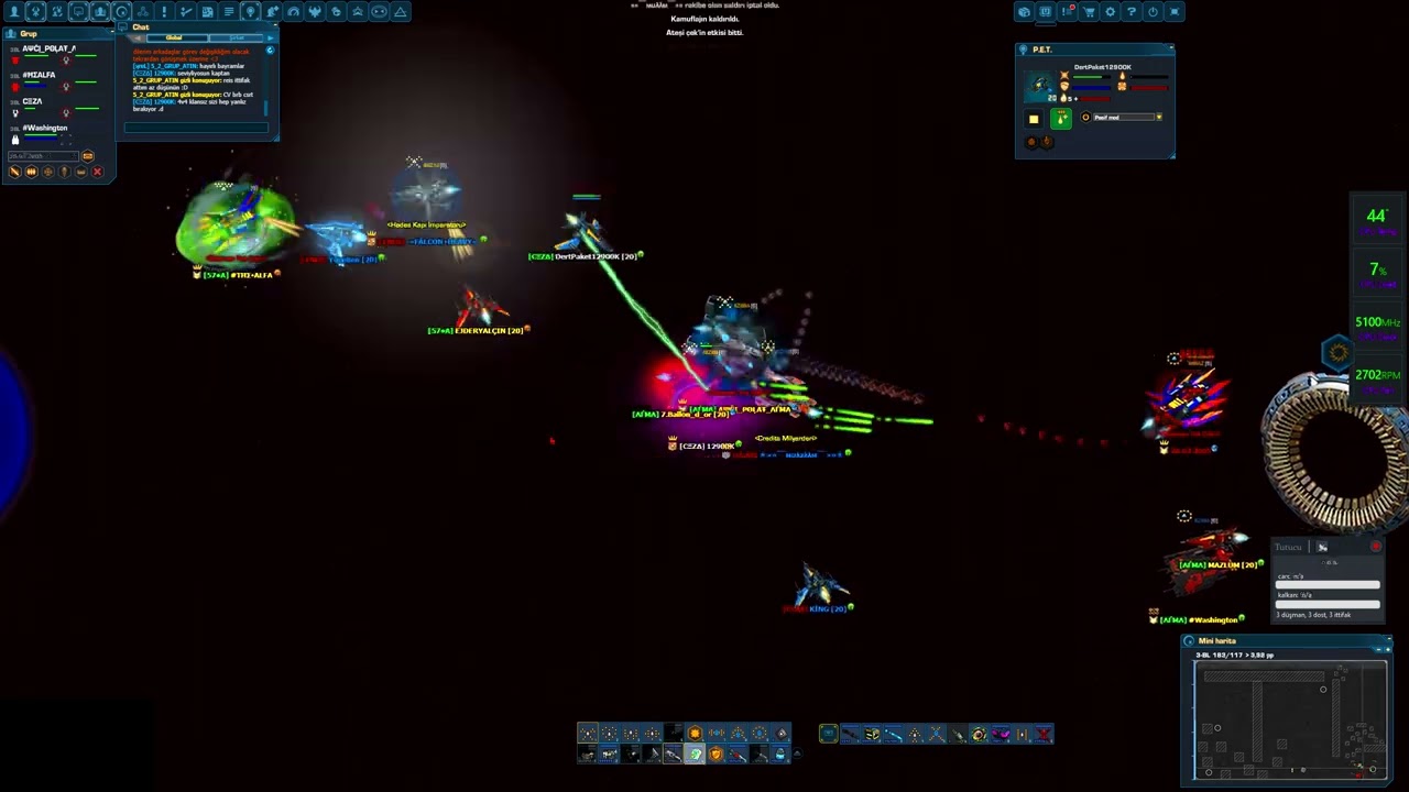 Darkorbit Tr1 Tr5 BlackJack C&Xi;&Zeta;&Delta; 12900K 1440p HD