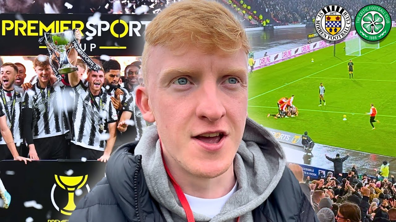 THE MOMENT ST MIRREN WON THE SCOTTISH LEAGUE CUP!! 🤯