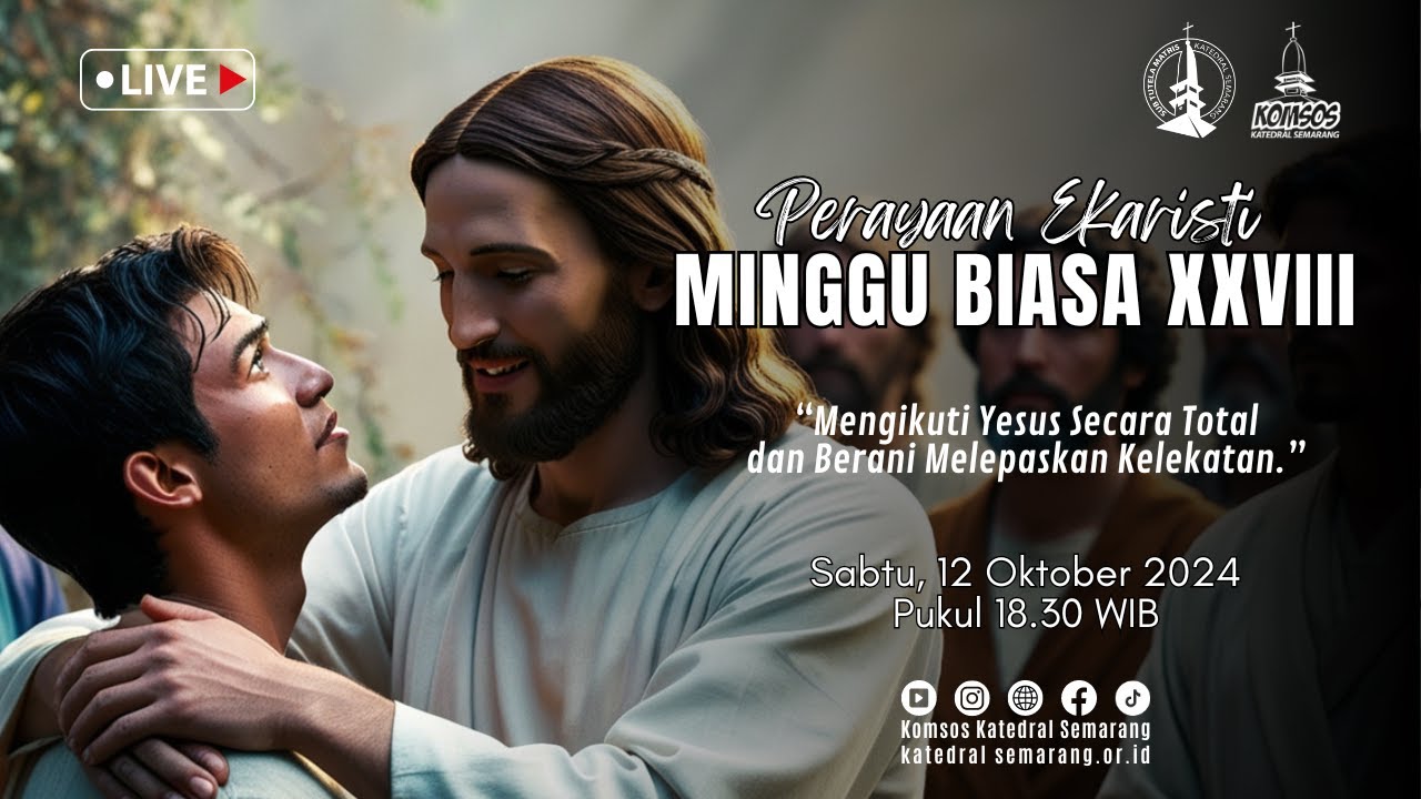 Perayaan Ekaristi Minggu Biasa XXVIII – Sabtu, 12 Oktober 2024