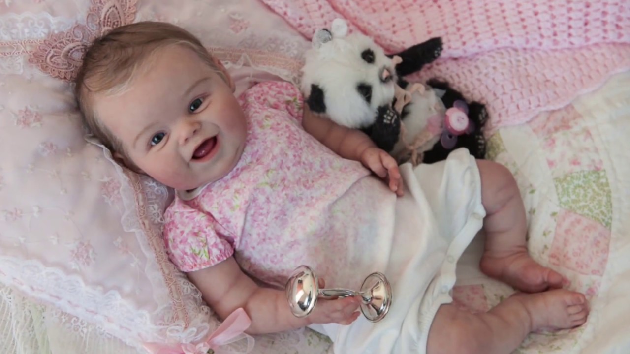 Silicone Reborn Baby Girl Happy Elianna - Bonnie Sieben & Maria L. Grover