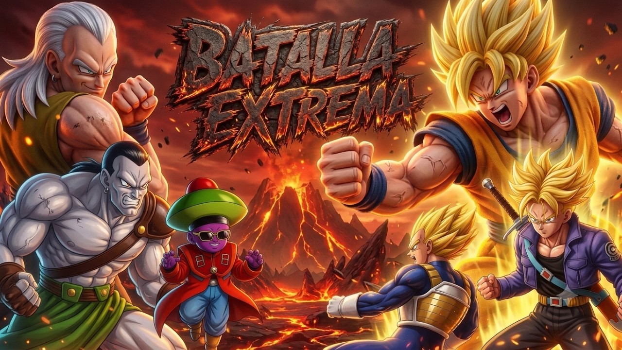 Batalla extrema: Los tres super saiyan vs los tres androides (Dragon ball z fan song)