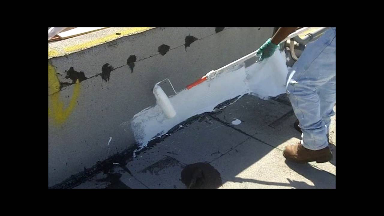 How to Install SureCoat Roof Coating - L-Flashing Detail for Flat Roofs