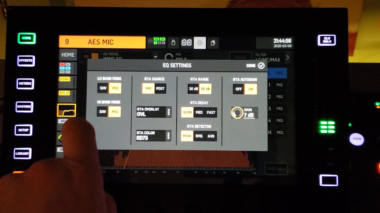 BEHRINGER WING // RUNDOWN // RTA Settings