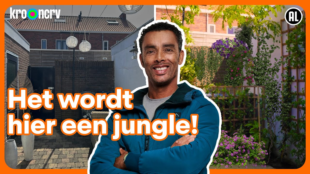 Martin Stuger maakt van hete stadstuin een koele plek 🌳 | 12 stekkies groen | KRO-NCRV | NPO Start