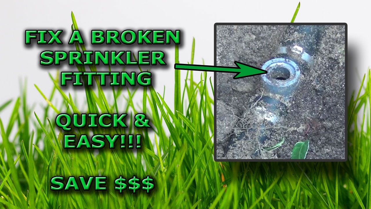 How to Fix a Sprinkler Pipe Fitting
