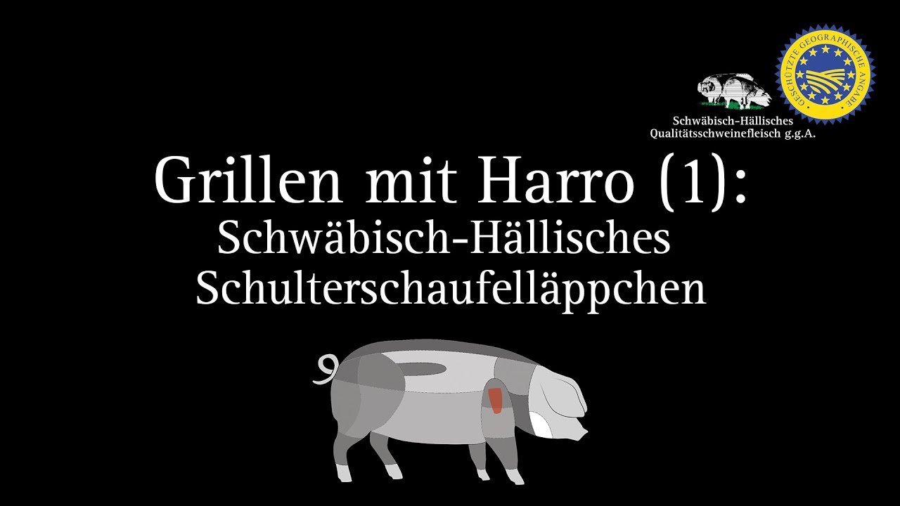 Hällische Grillakademie (1): Schwäbisch-Hällisches Schulterschaufelläpple