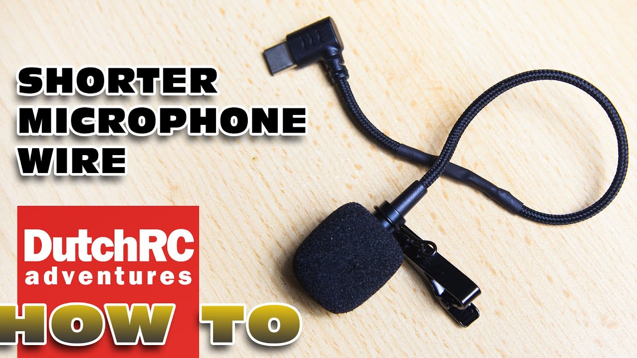 Shortening wire of External Microphone - SJcam - HOW TO
