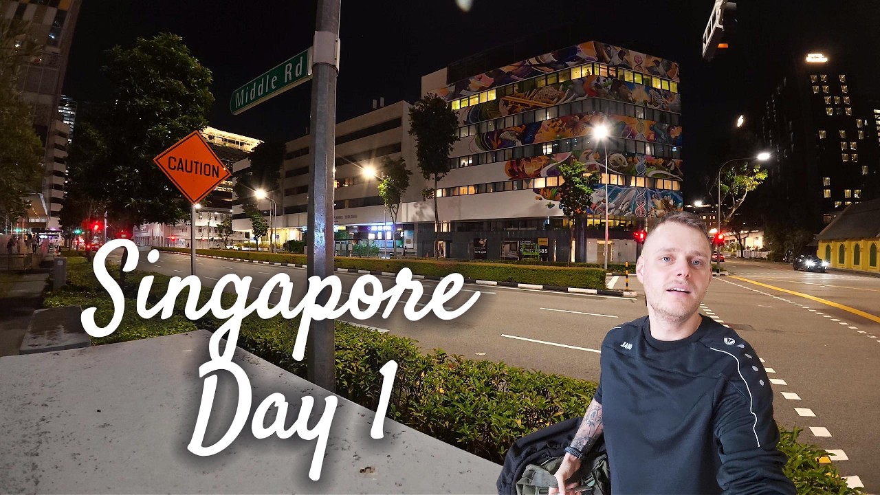 I made it! - Singapore VLOG Day 01