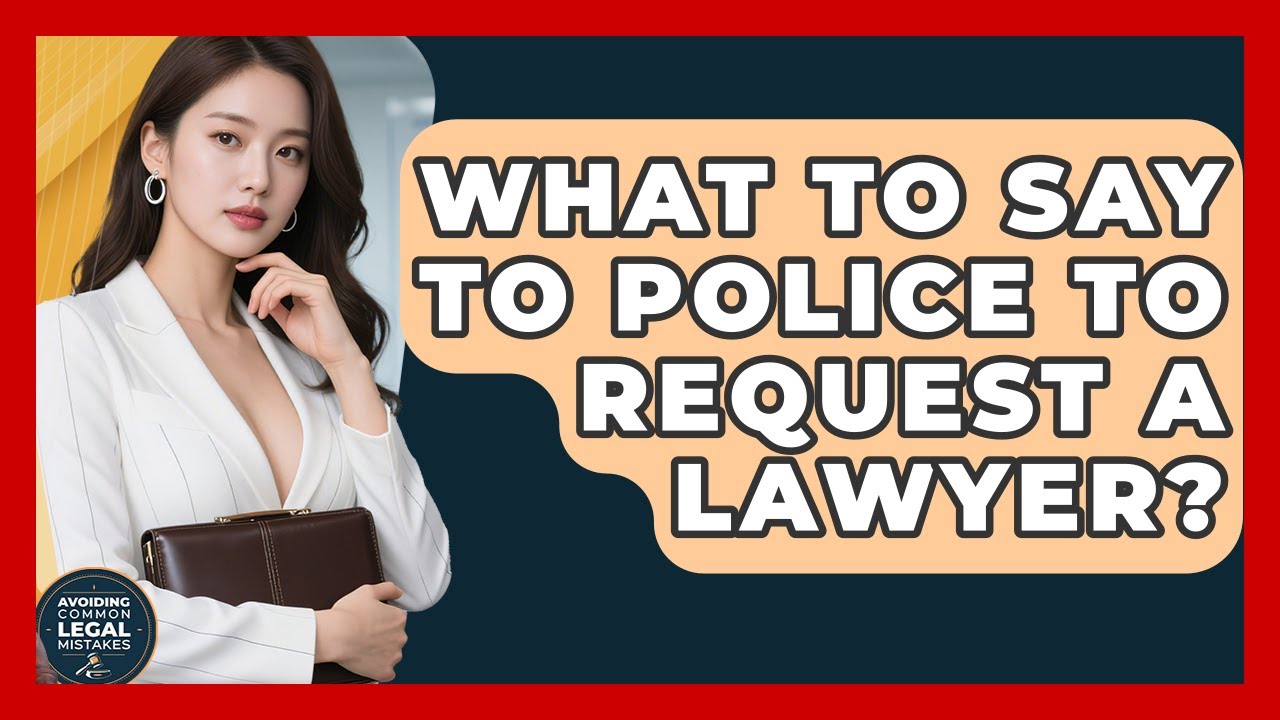 What To Say To Police To Request A Lawyer? - Avoiding Common Legal Mistakes