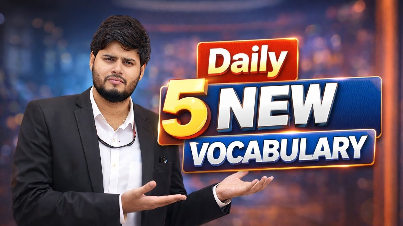 Vocabulary 000।।  প্রতিদিন ৫ টি করে নতুন শব্দ