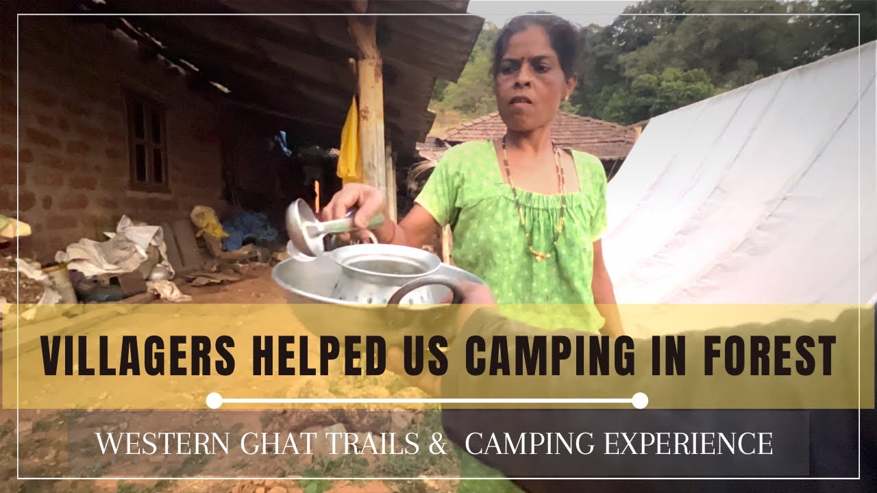 Villagers Helped us to Camp in Forest , Handle broke during Trails !