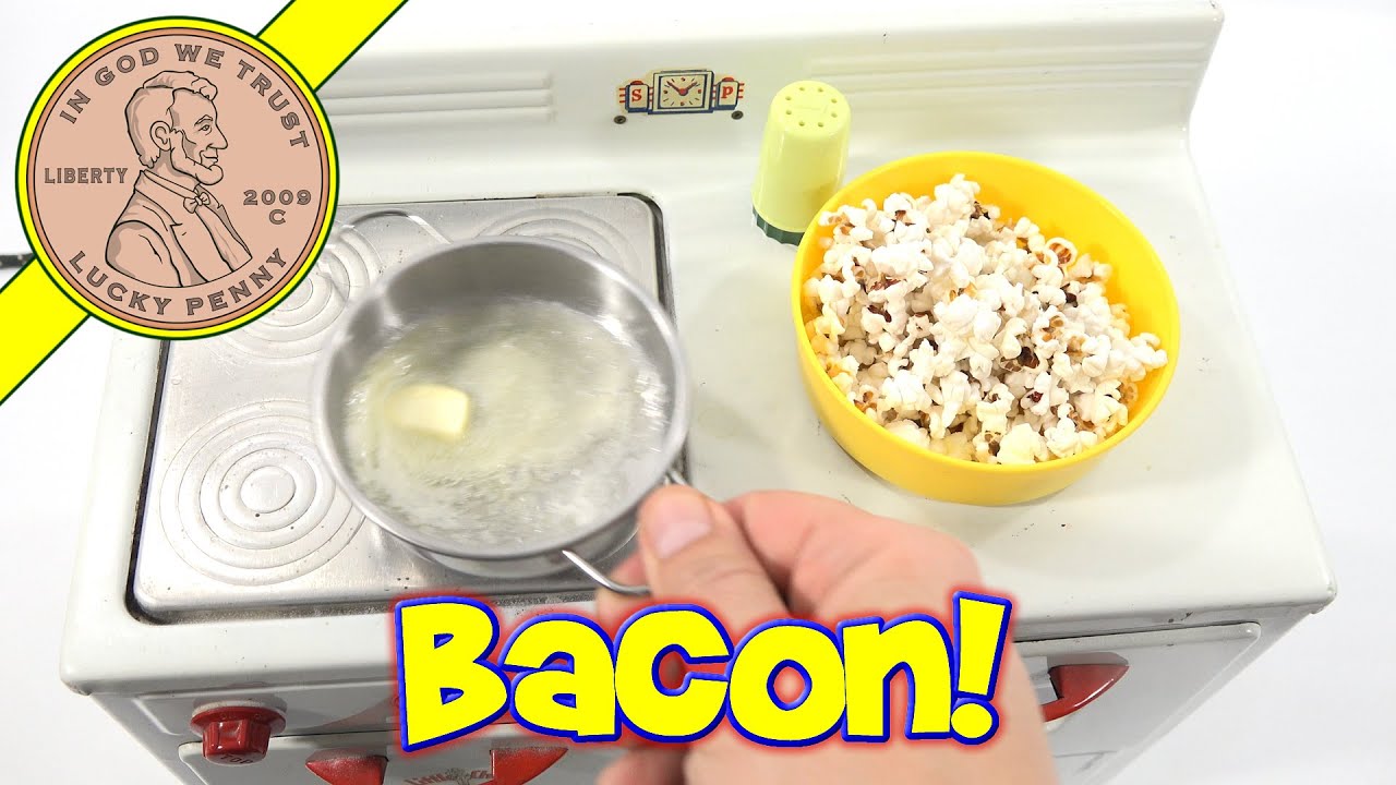 Popcorn & Butter Little Chef Kids Oven Mini Food Cooking
