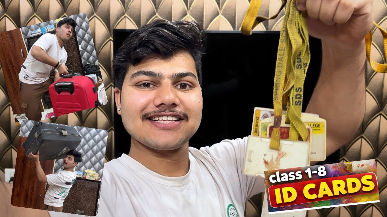 Holi ki safai mein mili purani school memories 🥹| Class 1-8 ID Cards