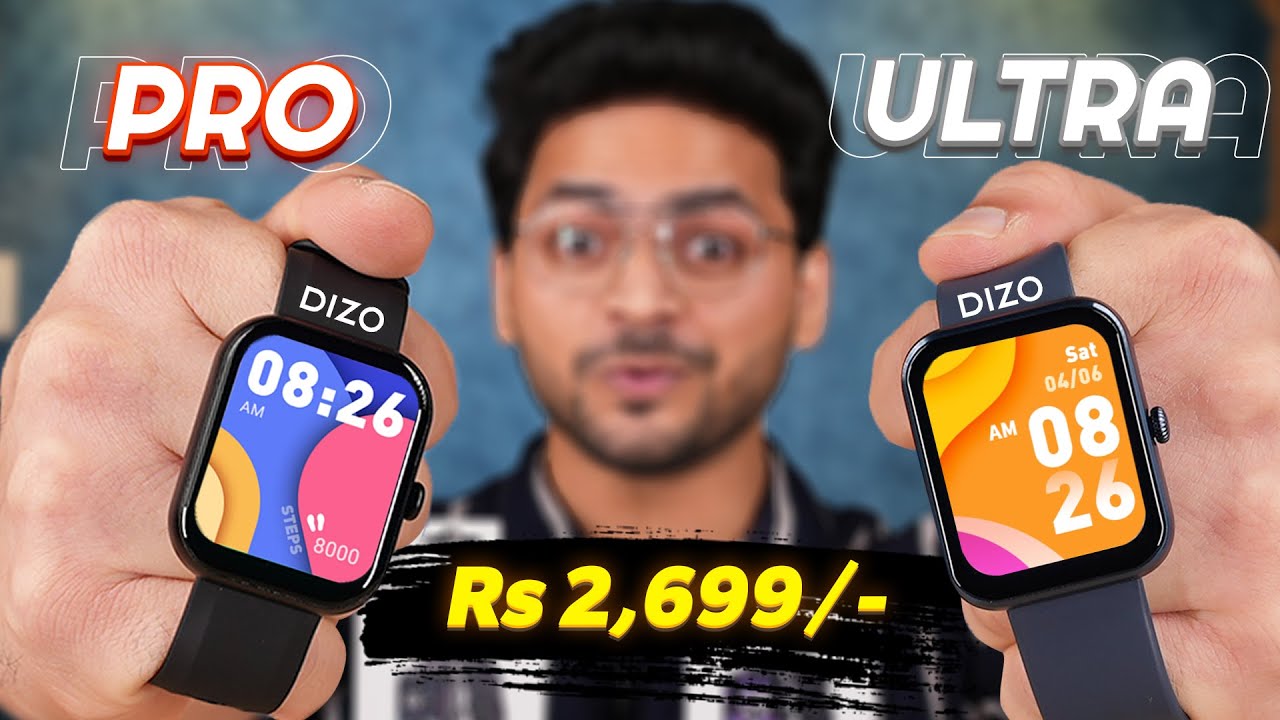 Dizo Watch D Ultra & Dizo Watch D Pro Unboxing & Review 🔥 | At Rs 2,699/- 🤯 | AMOLED + Calling ⚡️