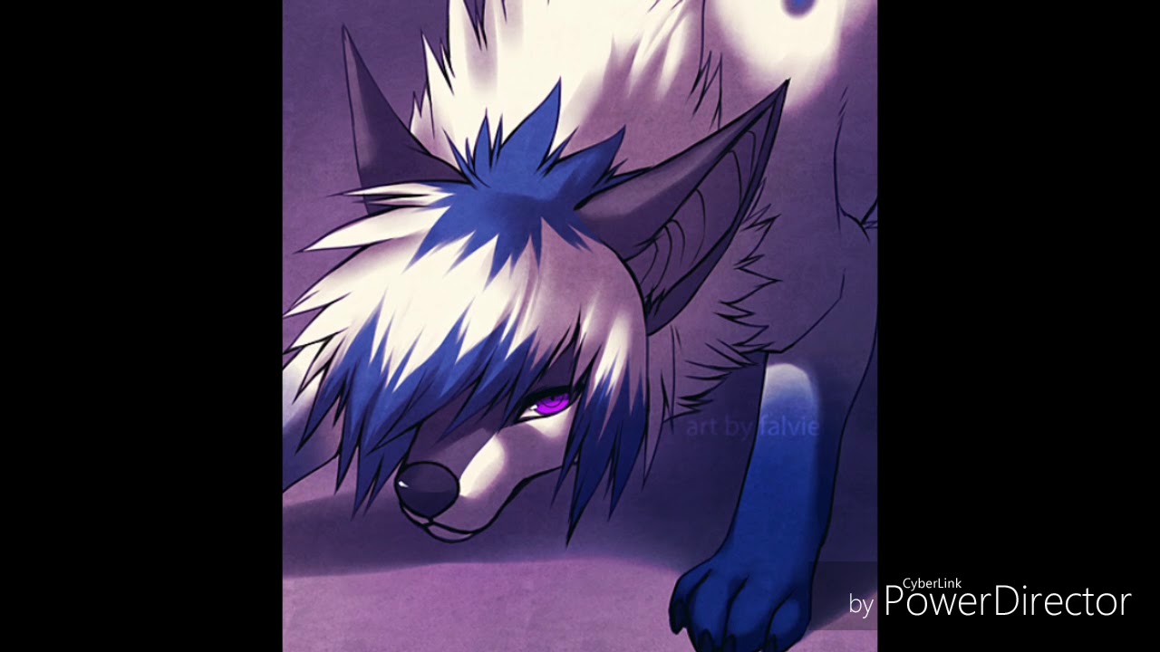 Anime wolves-monsters