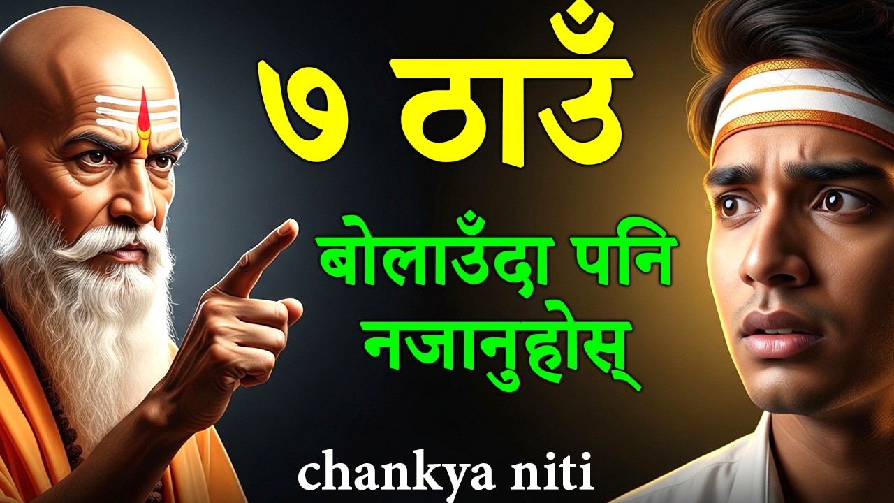 ७ ठाउँमा बोलाए पनि नजानुहोस् | चाणक्य नीति अनुसार जीवन बचाउने नियम