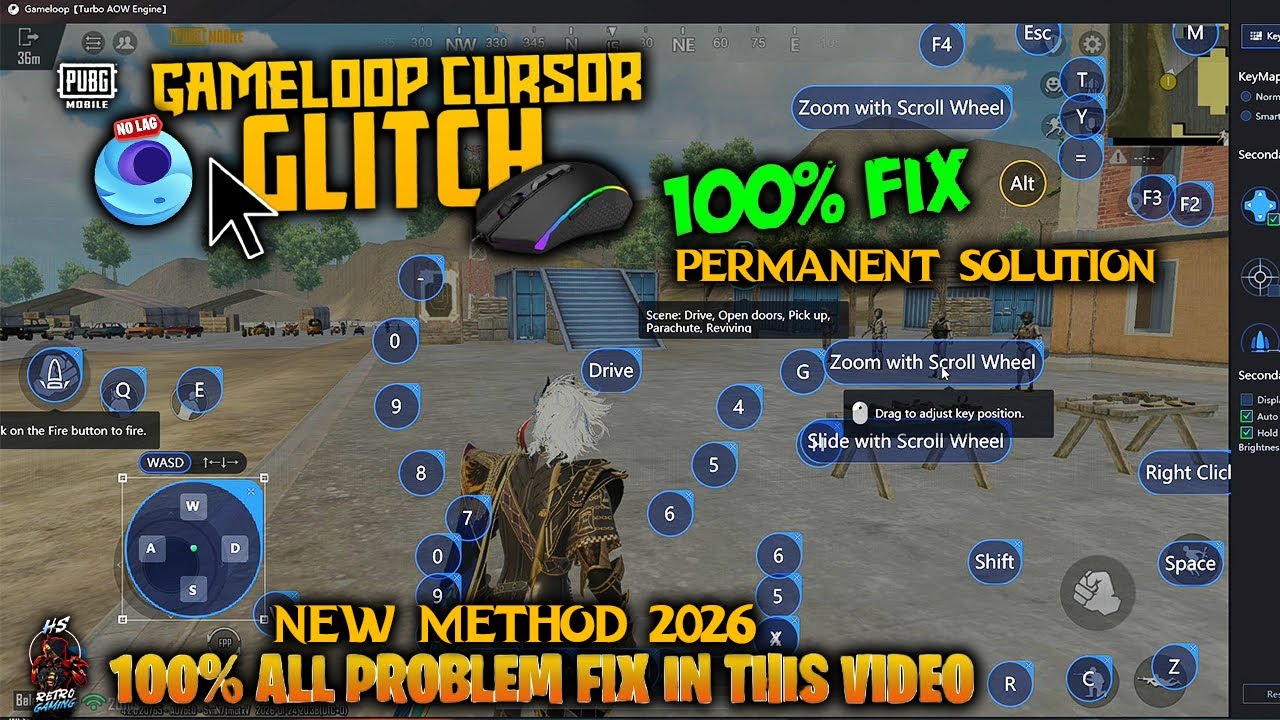 🔧 How to Fix Mouse Problem in GameLoop PUBG Mobile (NEW METHOD 2026) | Mouse Lock & Aim Fix