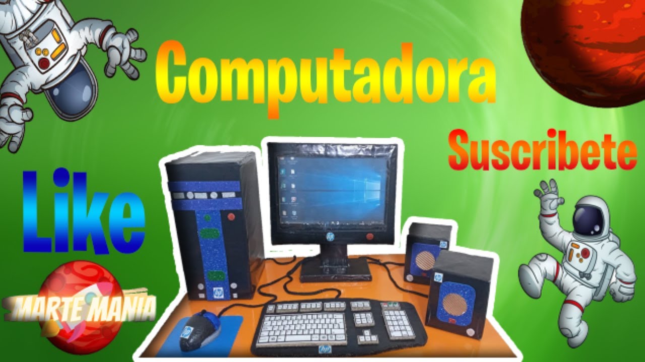 COMO HACER UNA COMPUTADORA/MAQUETA DE COMPUTADORA