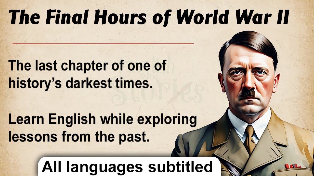 Adolf Hitler's Final Day Exposed || Master English Through Story Level 2 🔥 || Boost Your English ✅️