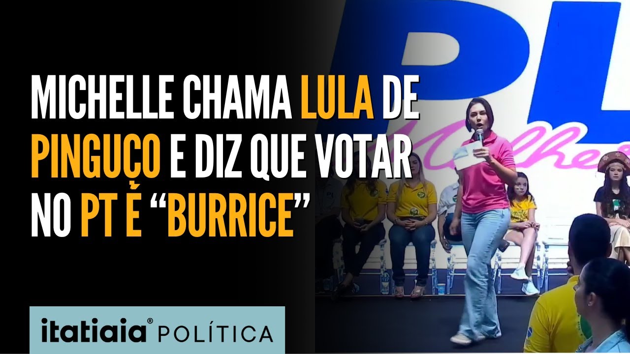MICHELLE BOLSONARO CHAMA LULA DE PINGUÇO E DIZ QUE É 