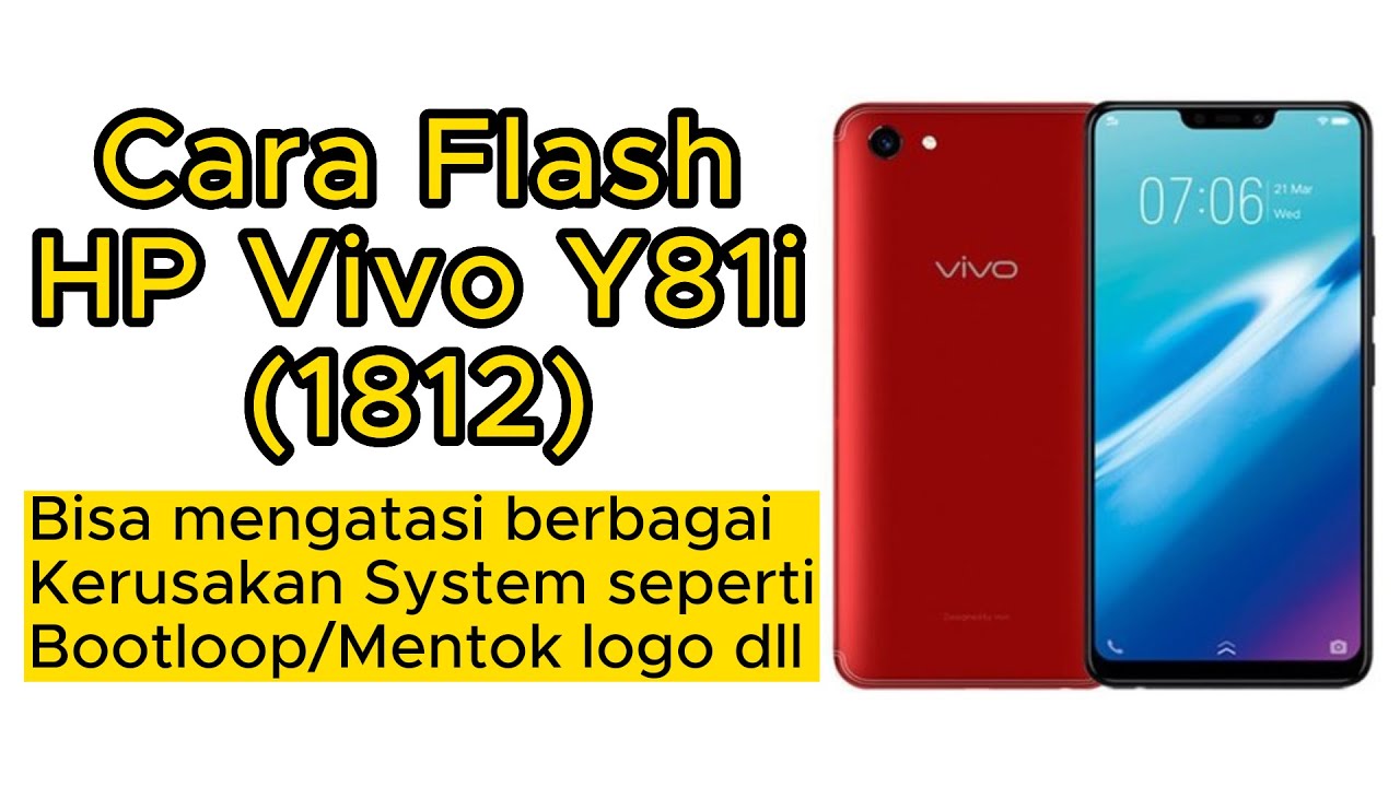 Cara flash vivo y81i