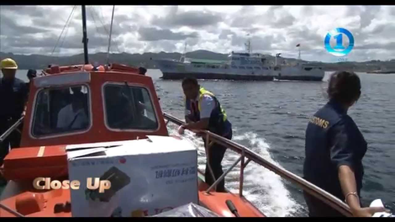 CLOSE UP -  FIJI CUSTOMS SHIP RUMMAGE 20/04/2014