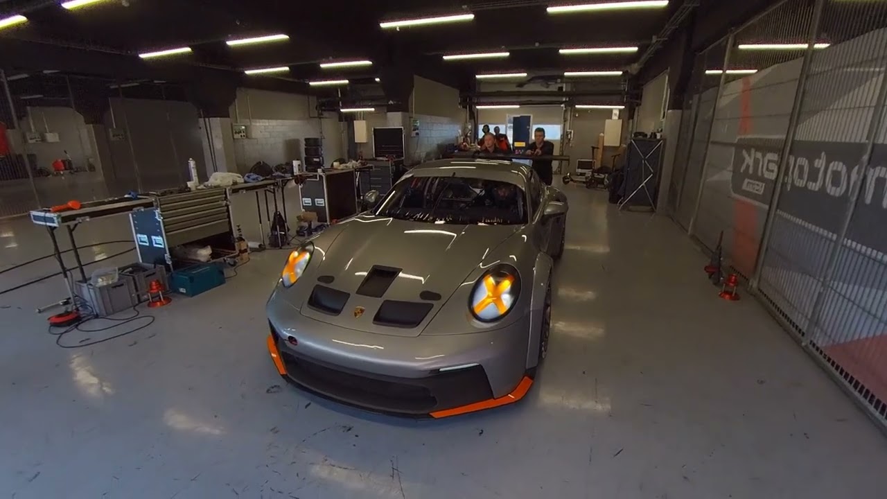 POV at the Racetrack! Porsche GT3 Cup at Montmelo!